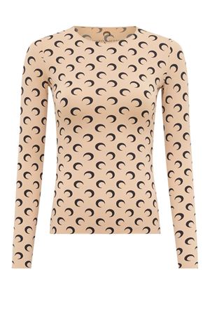 Maglia in jersey Moon Second Skin MARINE SERRE | WTS006ACJER0001TA10